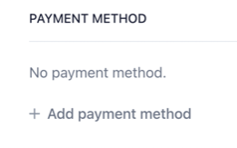 Payment Method